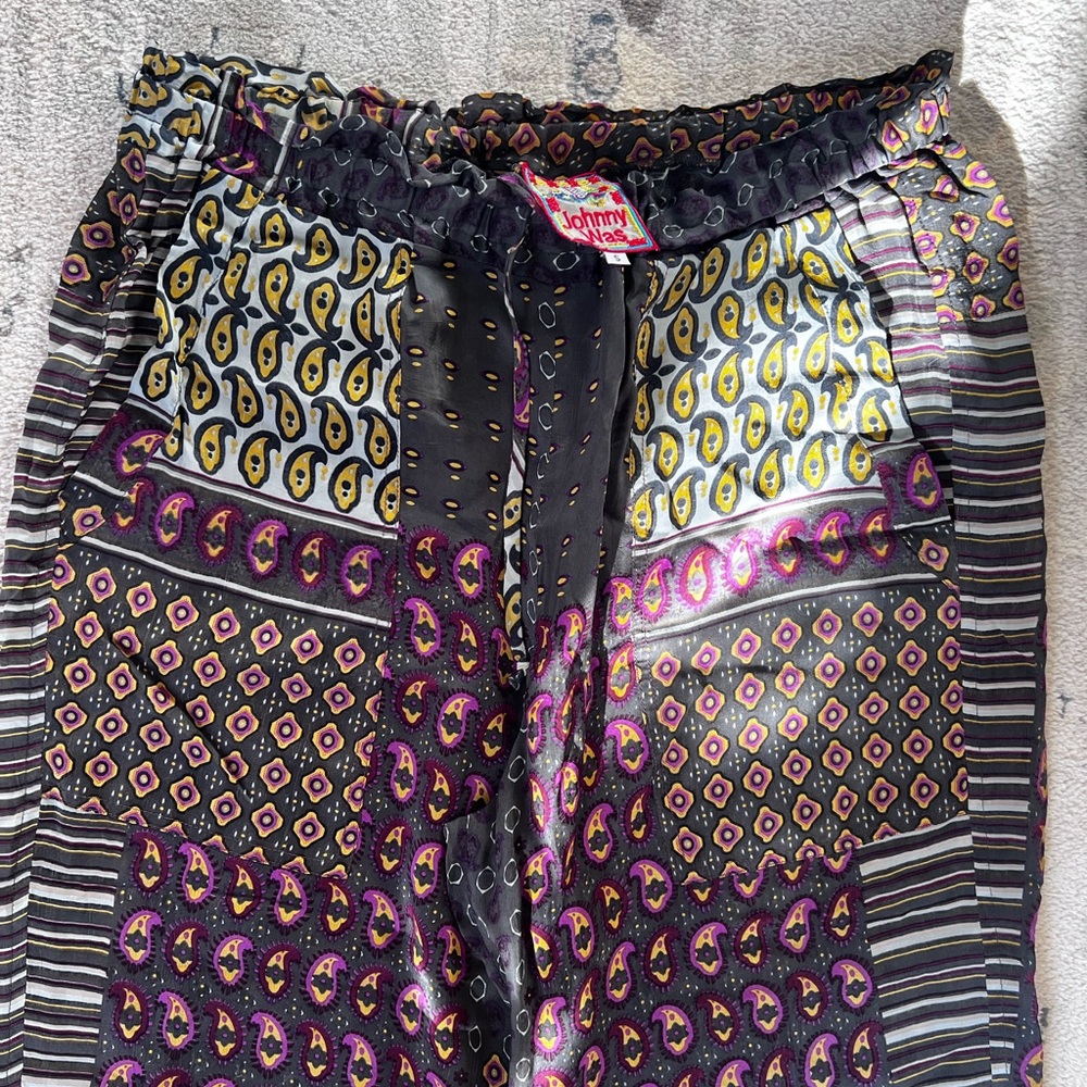 Multicolor Patterned Pants - image 2